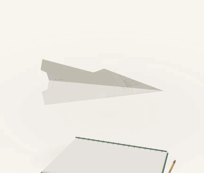 A little craft. A new direction. One sheet. Deliberate folds. The same idea, taking shape.
